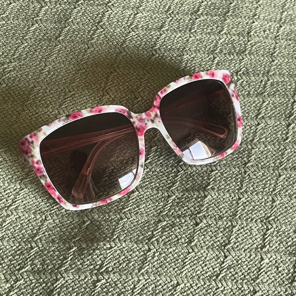 Dolce & Gabbana Floral Sunglasses & Case